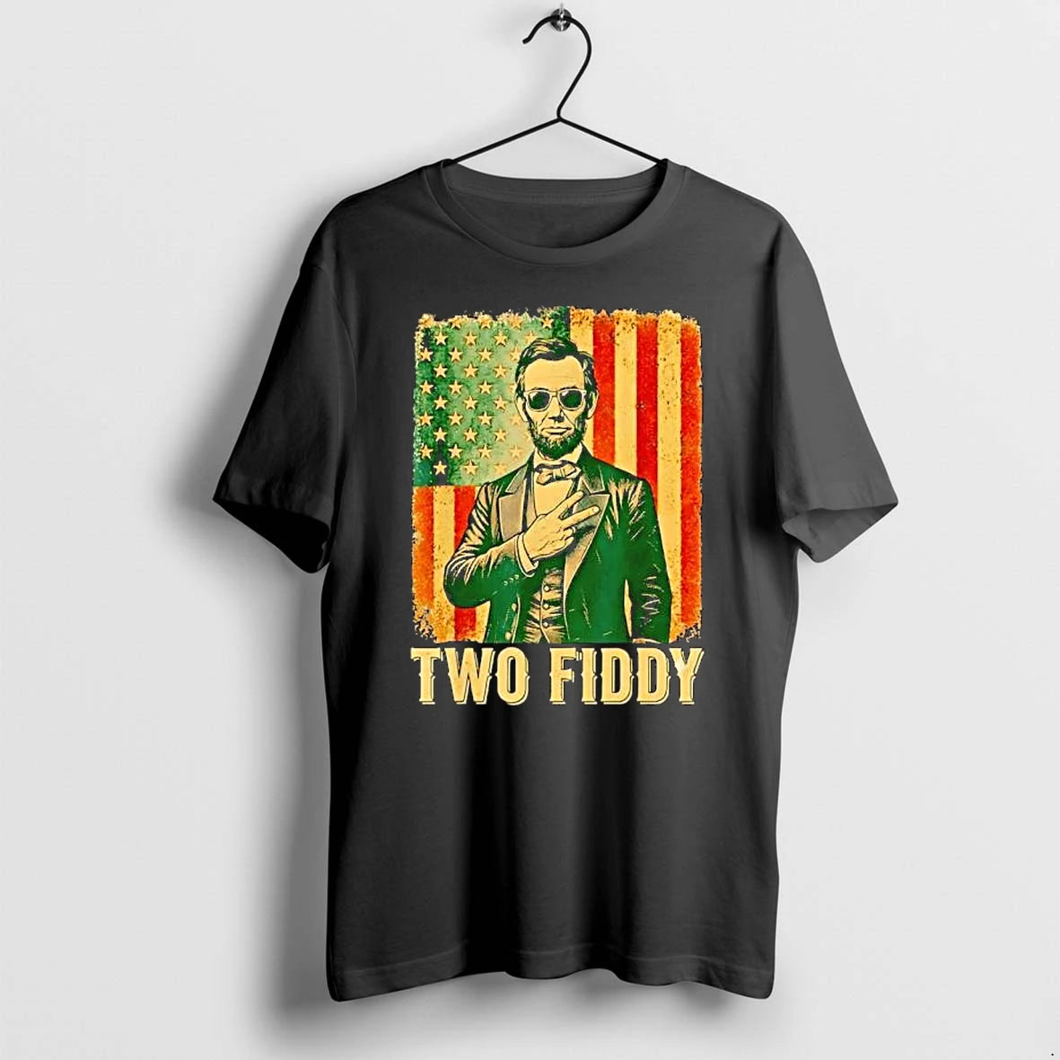 Officials Abraham Lincoln Two Fiddy 4th Of July Premium T Shirt