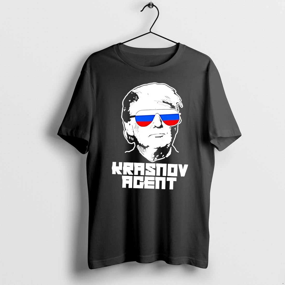 Officials Agent Krasnov Donald Trump Black Premium T Shirt