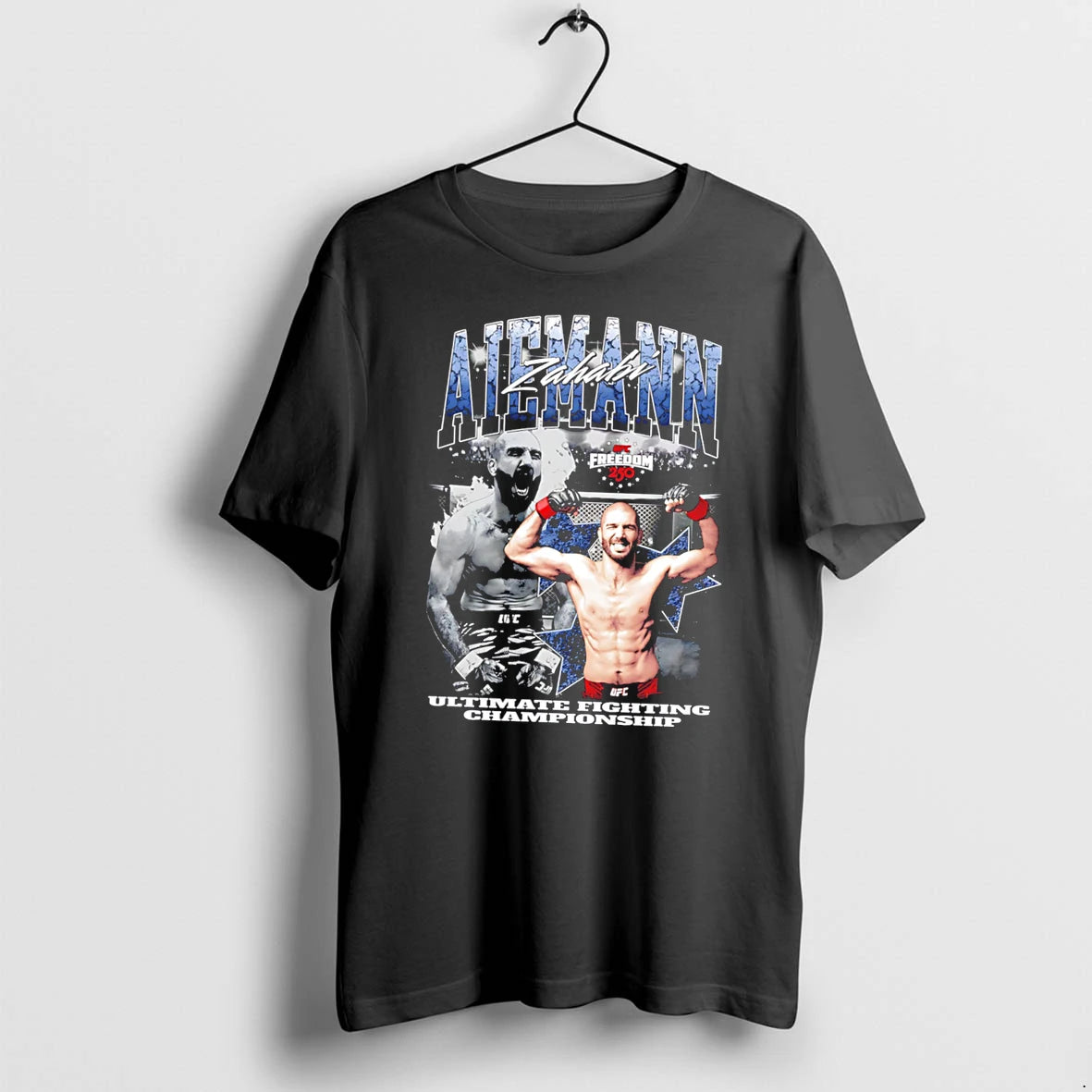 Officials Aiemann Zahabi Ufc Freedom 250 Graphic Tee Premium T Shirt