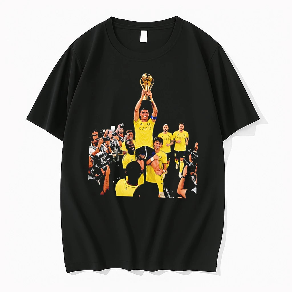Officials Al Nassr 2025%ce%b3co26 Saudi Pro League Champions All Team Celebration Tee