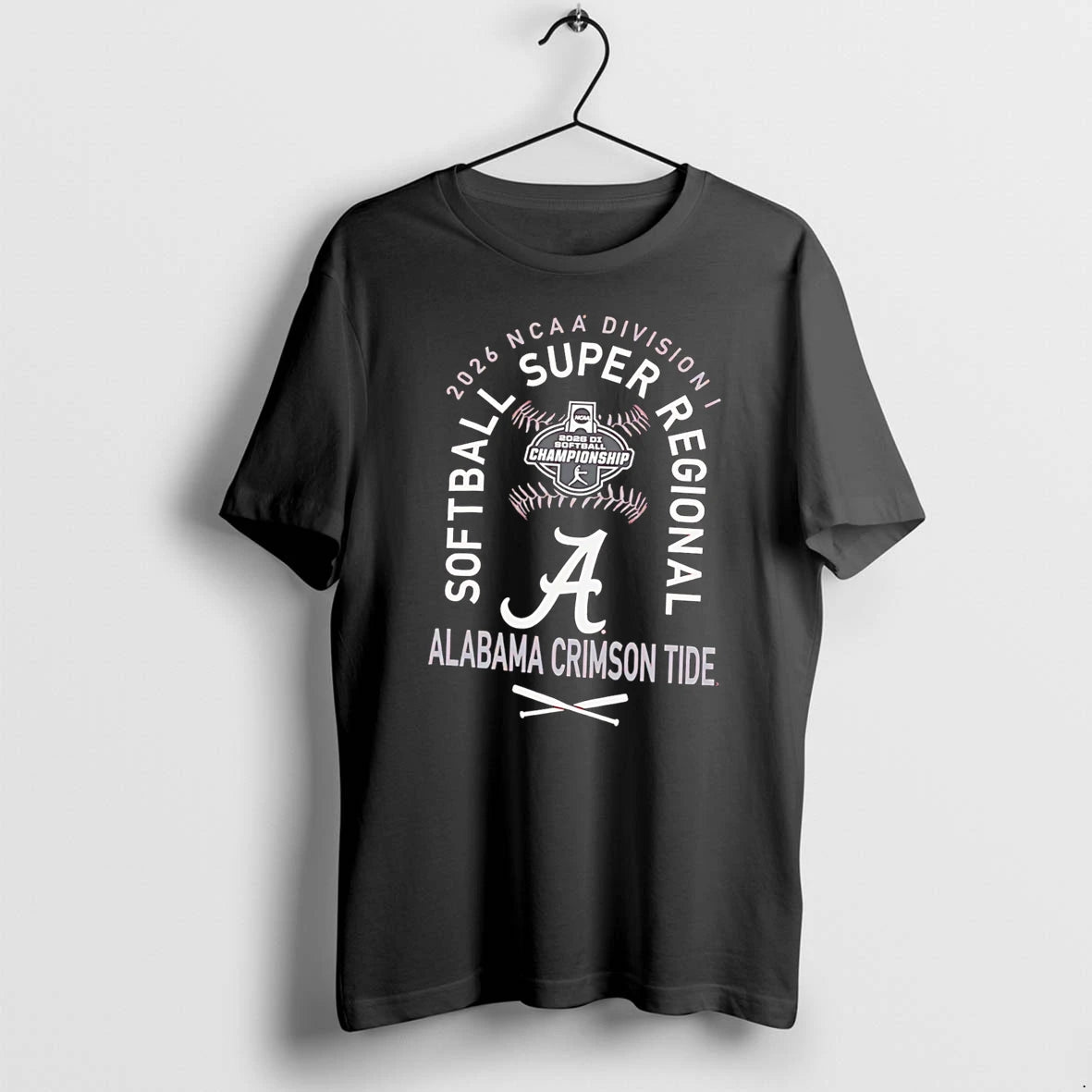 Officials Alabama Crimson Tide 2026 Ncaa Division I Softball Super Regionals Tee