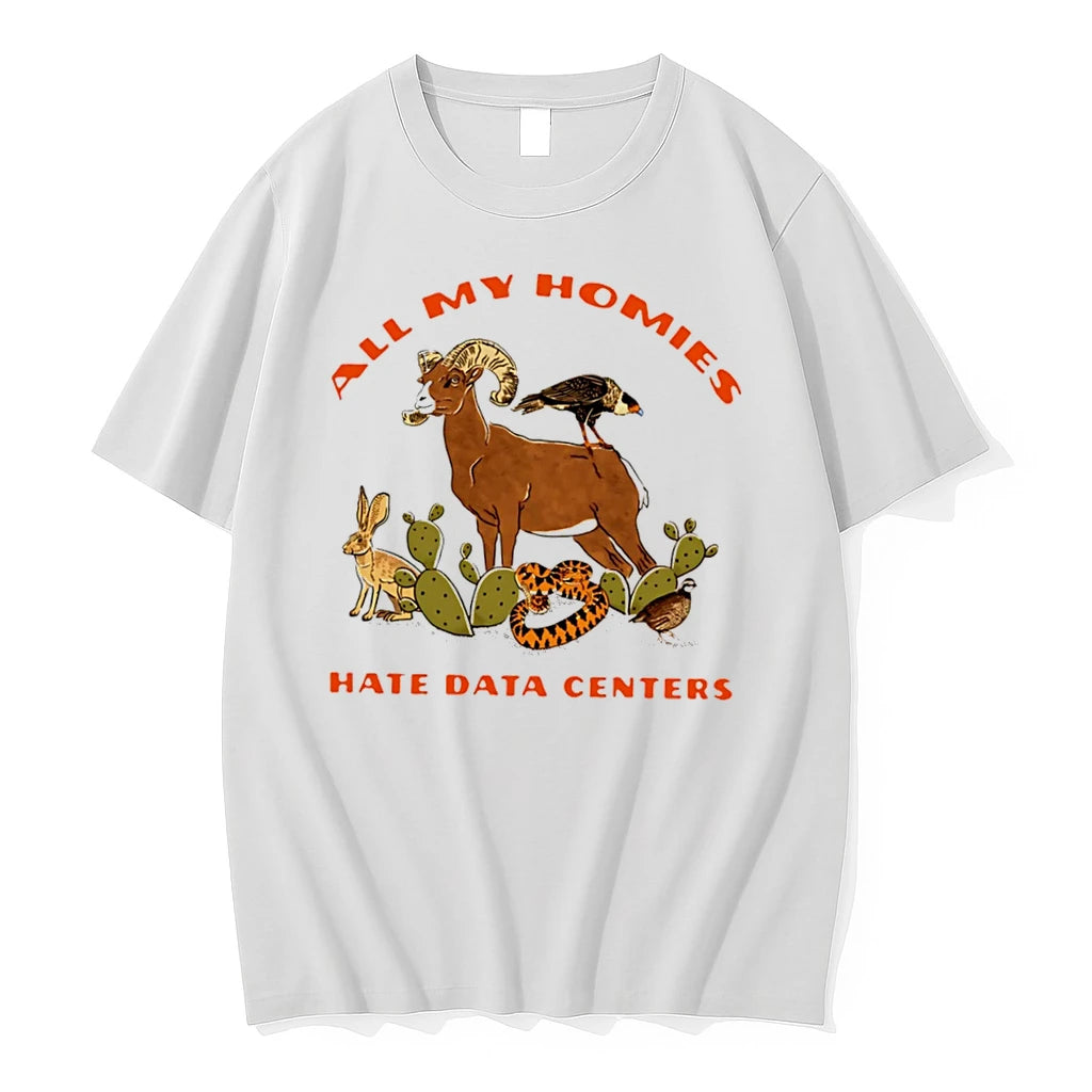 Officials All My Homies Hate Data Centers Desert Wildlife Tee Premium T Shirt