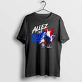Officials Allez Les Bleus With French Rooster And Two Stars Graphic Premium T Shirt