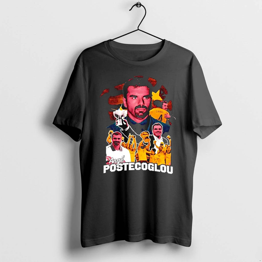 Officials Ange Postecoglou Collage Socceroos Tim Cahill Premium T Shirt