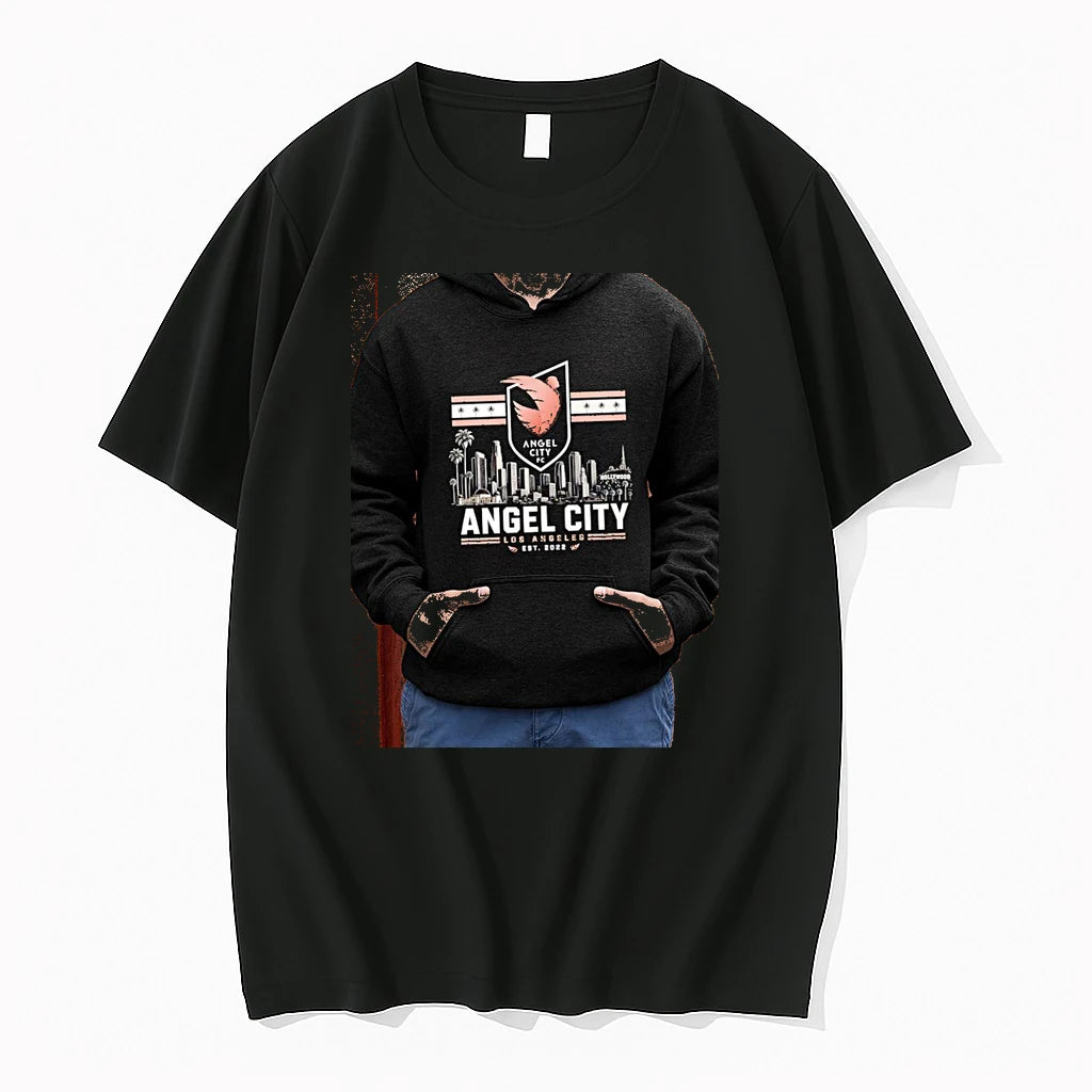 Officials Angel City Fc Nwsl Est 20226 Skyline Logo Premium T Shirt