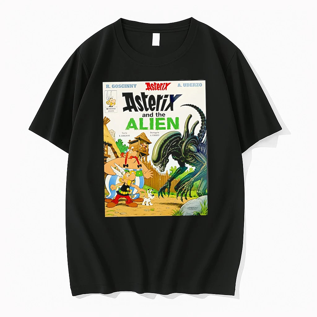 Officials Asterix And The Alien Premium T Shirt