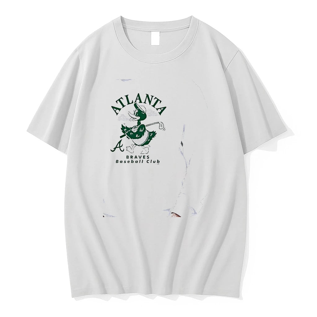 Officials Atlanta Braves Duck Golf Atlanta Braves Baseball Premium T Shirt
