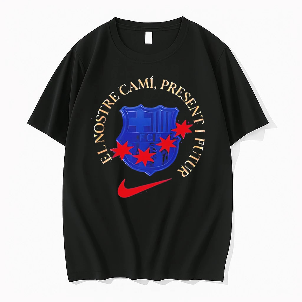 Officials Barcelona Femeni Champions League Campiones 2026 Logo Tee Premium T Shirt