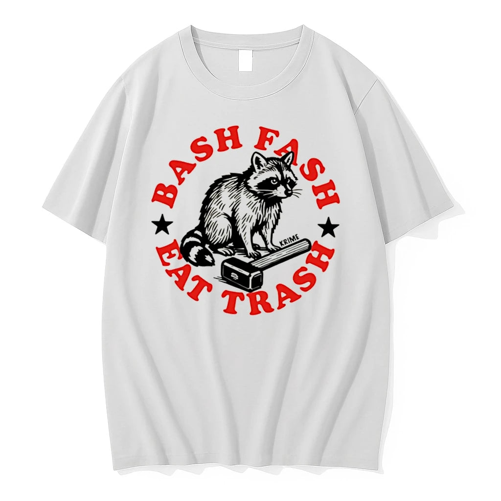 Officials Bash Fash Eat Trash Raccoon With Sledgehammer Tee Premium T Shirt