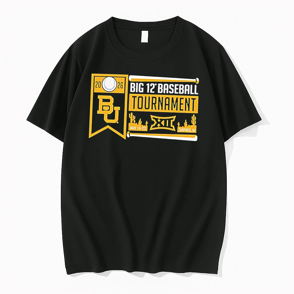 Officials Baylor Bears 2026 Big 12 Baseball Tournament Participant Tee Premium T Shirt