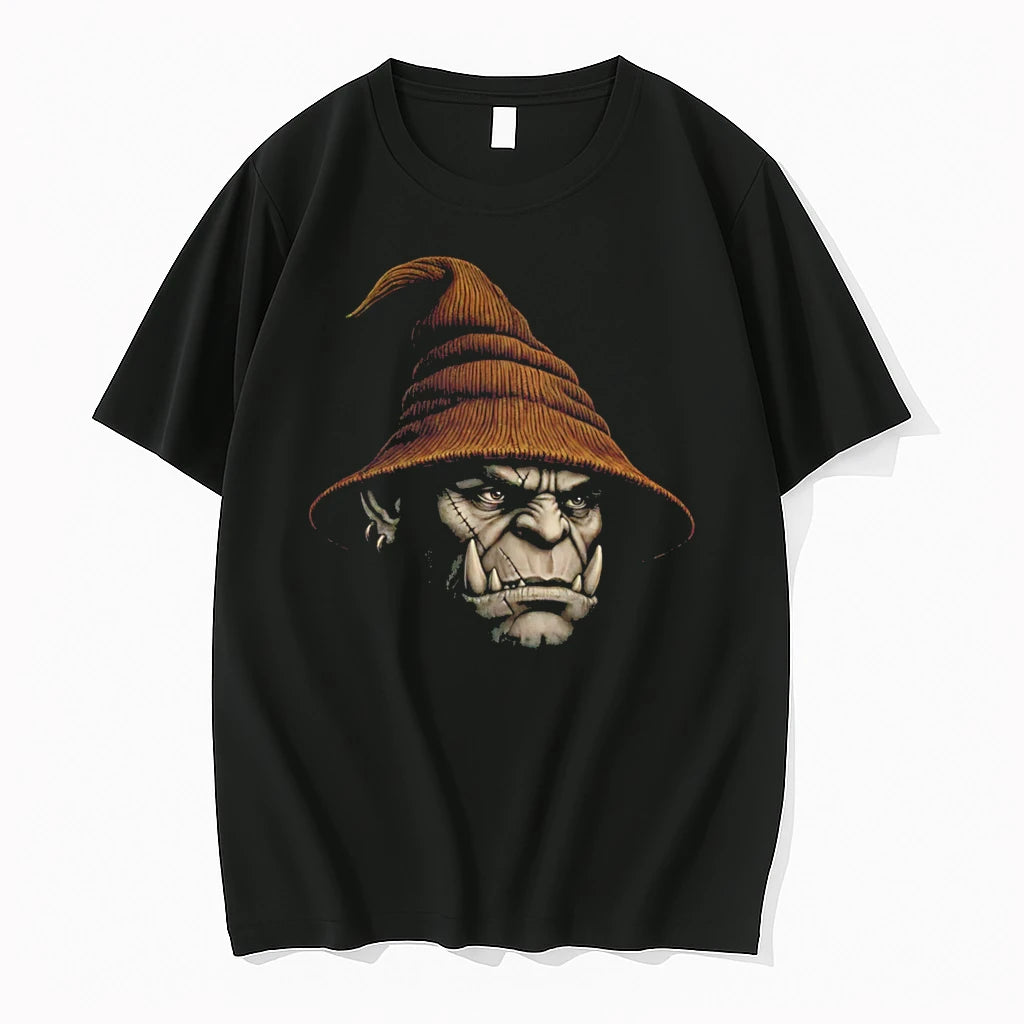 Officials Beanie Orc Wizard Cartoon Tee Premium T Shirt