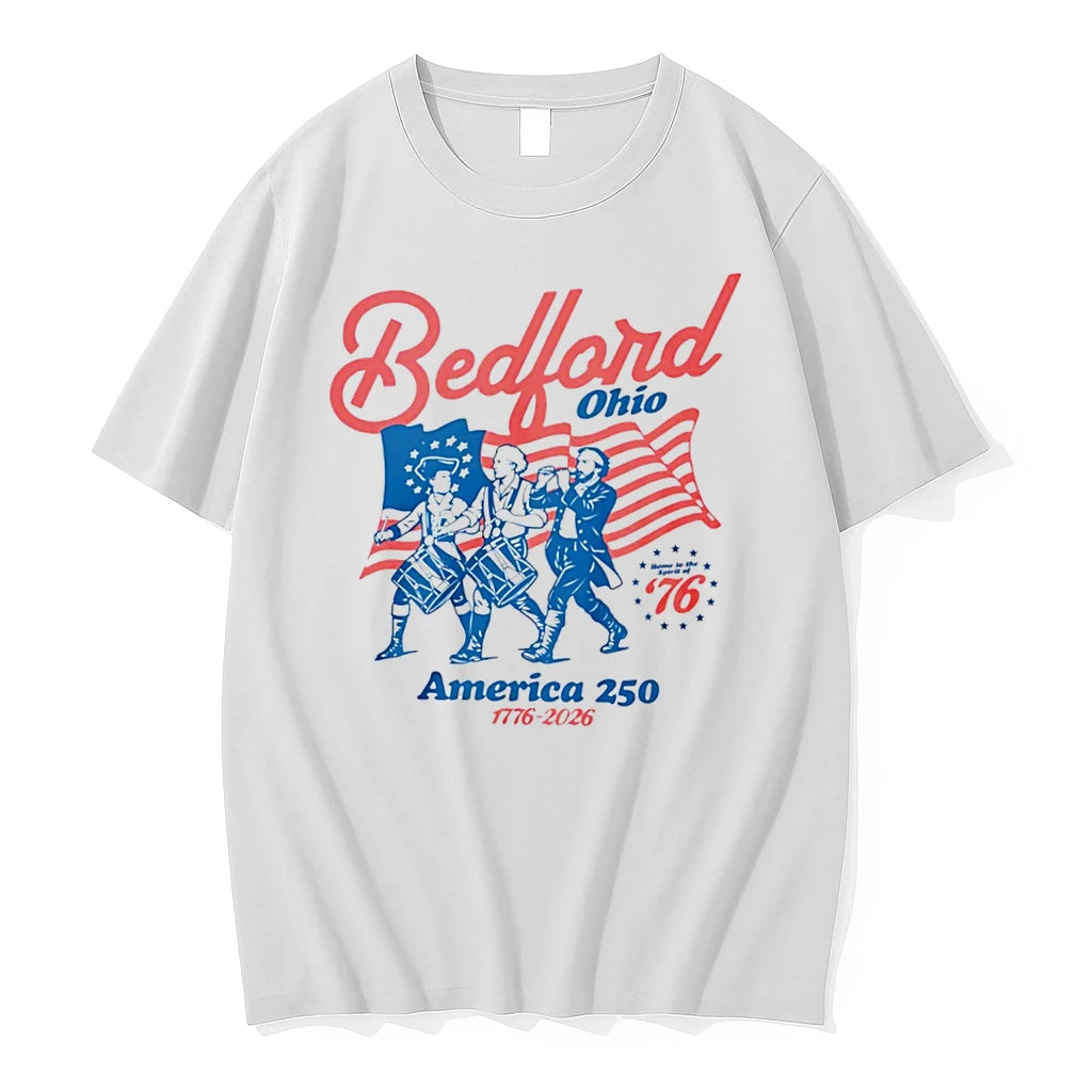 Officials Bedford Ohio America 250 Spirit Of 76 Niche Tee Premium T Shirt