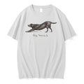 Officials Big Stretch Chocolate Labrador Retriever Tee Premium T Shirt