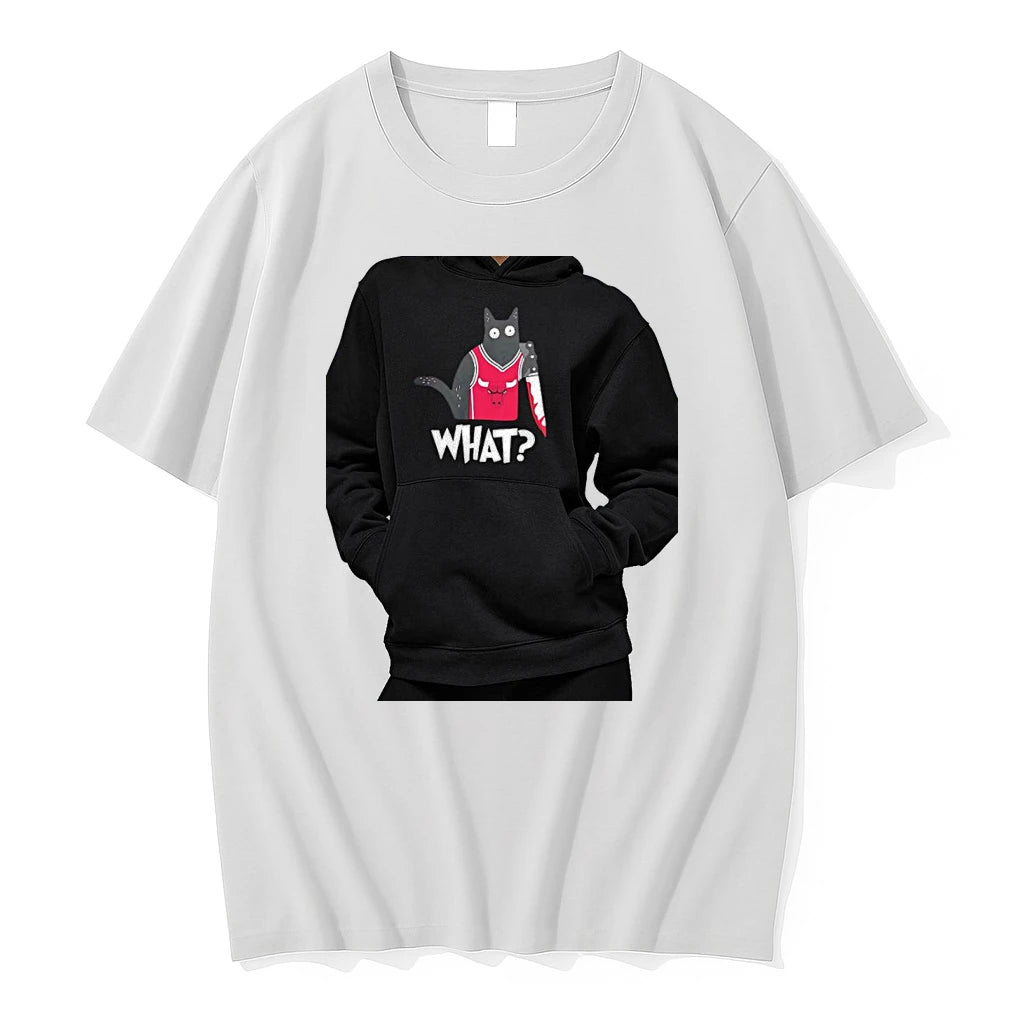 Officials Black Cat Chicago Bulls What Halloween Premium T Shirt