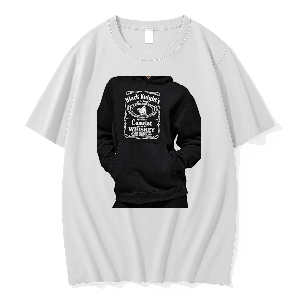 Officials Black Knight Camelot Whiskey Monty Python And The Holy Grail Premium T Shirt