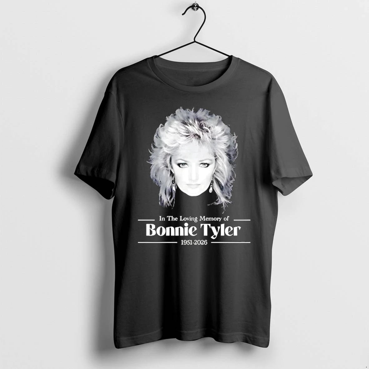 Officials Bonnie Tyler In The Loving Memory 1951 2026 Memorial Premium T Shirt