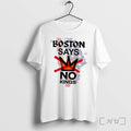 Officials Boston Says No Kings With Crown Graphic Tee
