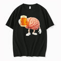Officials Brain With Beer Funny Tee Premium T Shirt
