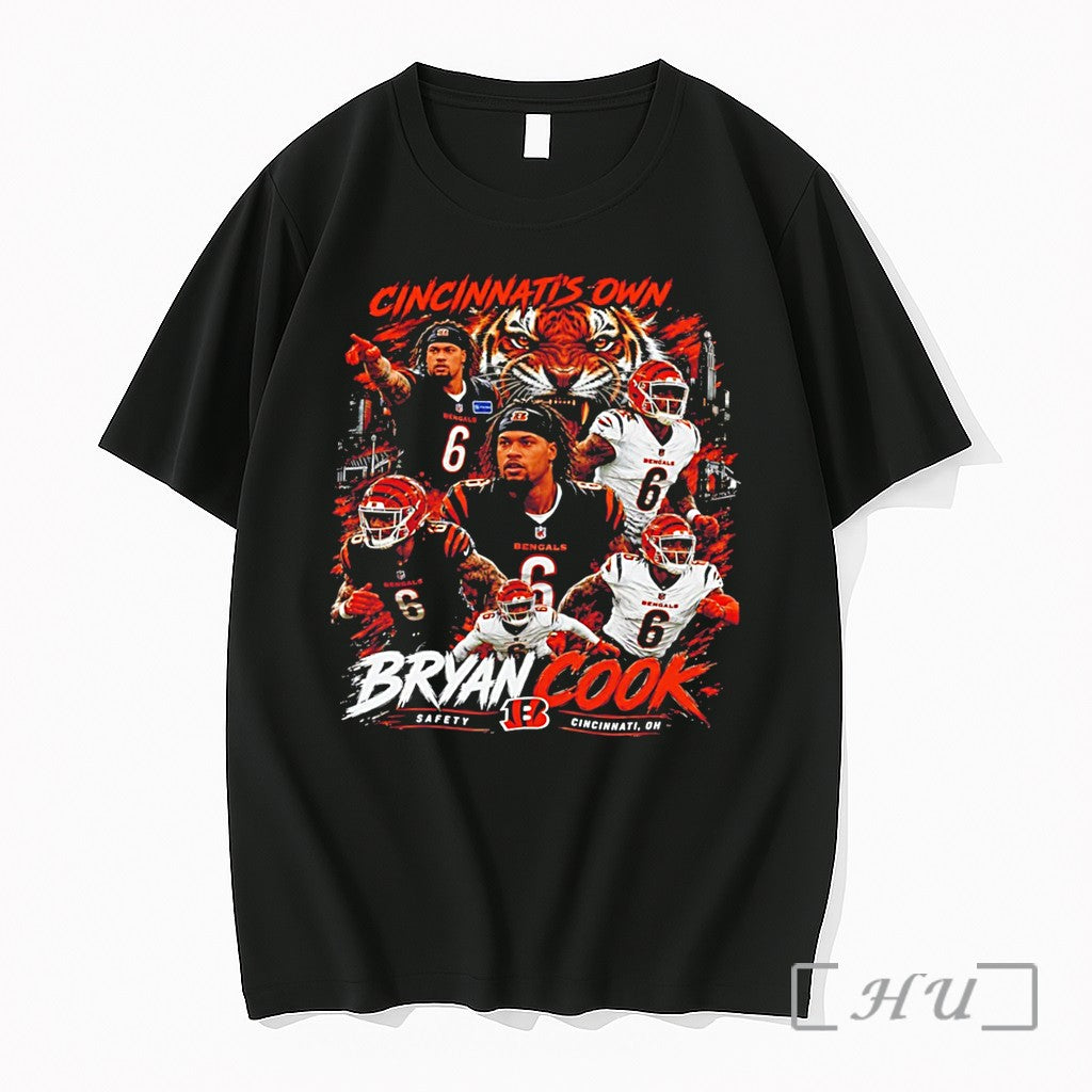 Officials Bryan Cook Cincinnati Football Cincinnatis Own Graphic Tee