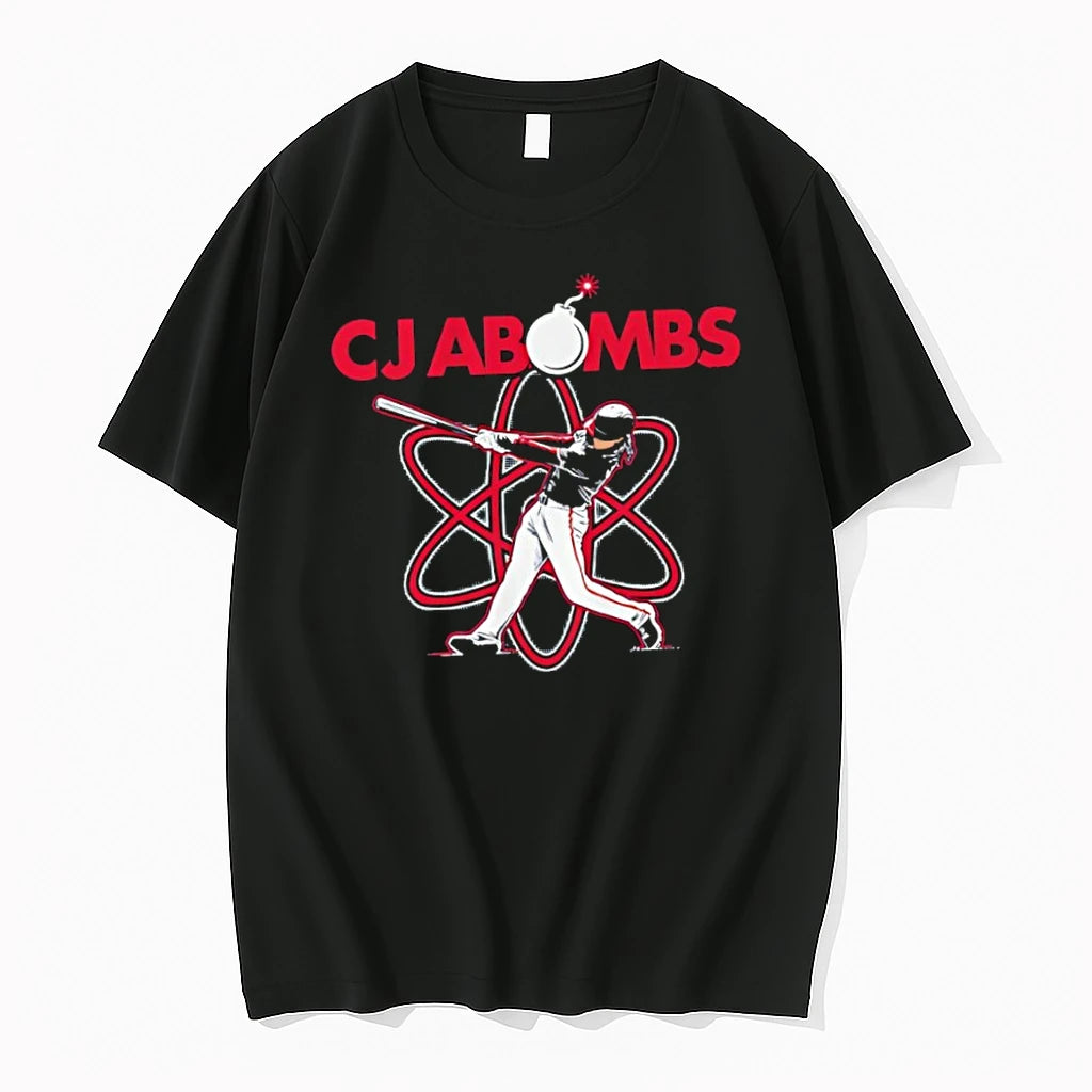 Officials Cj Abrams Washington Nationals Mlb Cj Abombs Baseball Player Premium T Shirt