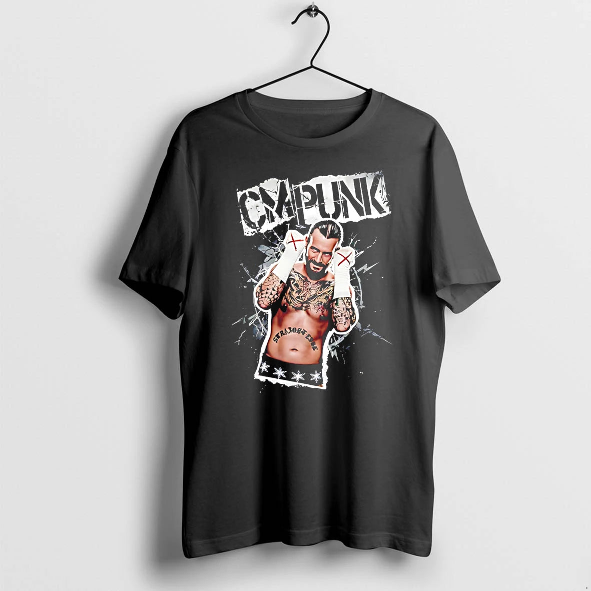Officials Cm Punk The Wrestler Portrait Tee Premium T Shirt