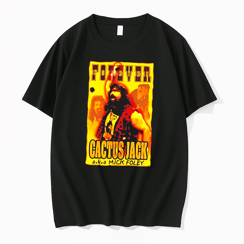 Officials Cactus Jack Aka Mick Foley Forever Wrestling Tee Premium T Shirt