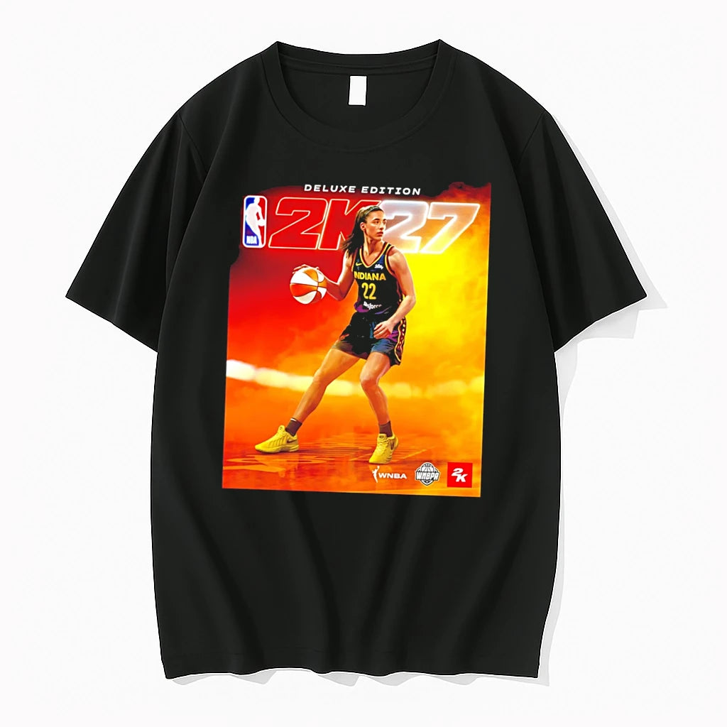 Officials Caitlin Clark Indiana Fever No 22 Nba 2k27 Deluxe Edition Tee