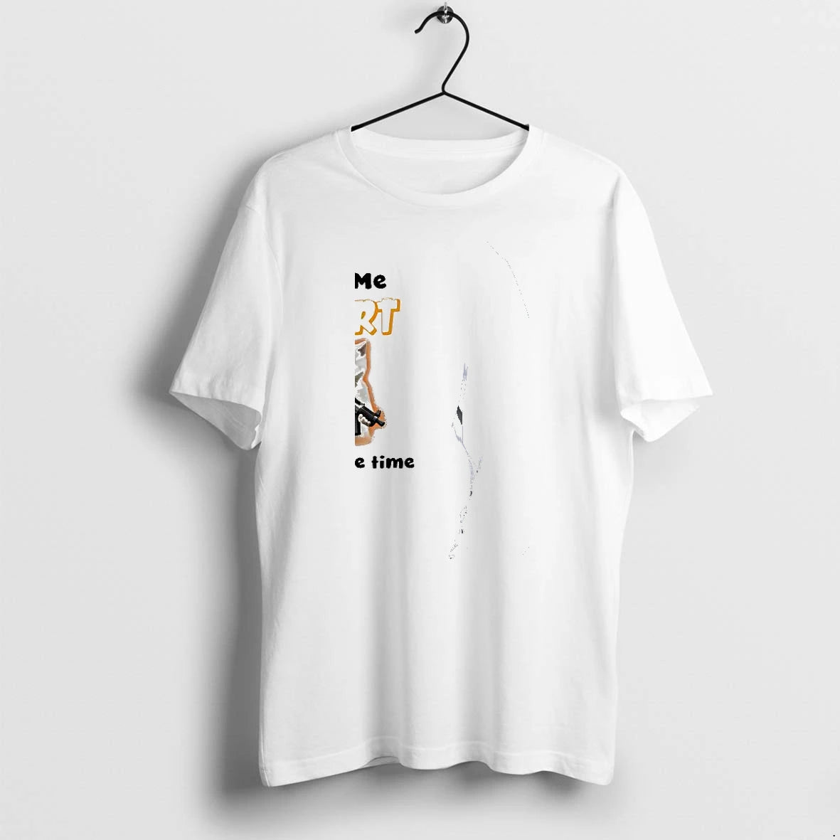 Officials Call Me Short One More Time White Kitten Holding Gun Cat