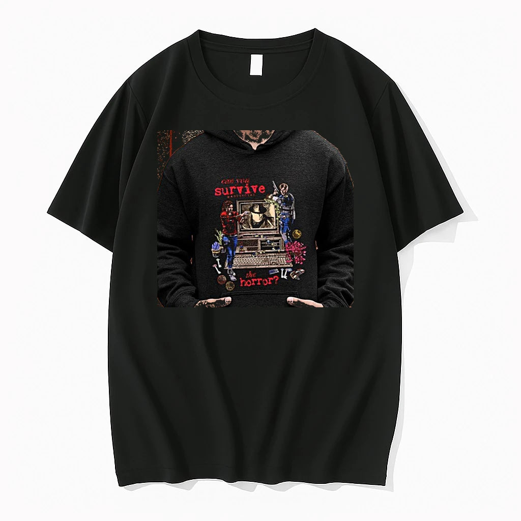 Officials Can You Survive The Horror Resident Evil 2 Premium T Shirt