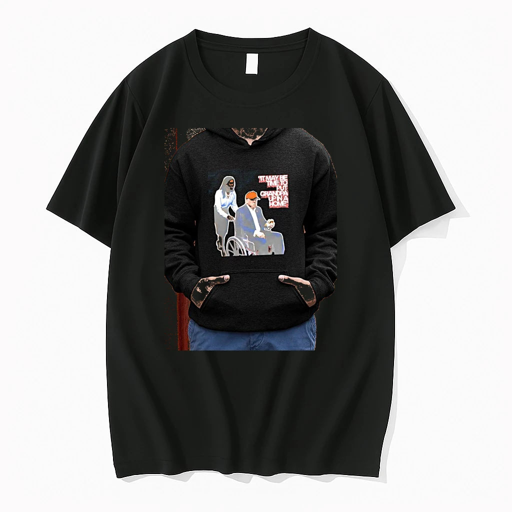 Officials Candace Owens And Trump Grandpa Nursing Home Meme Political Satire Premium T Shirt