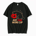 Officials Cat Drinking Coffee Just One More Cup Premium T Shirt