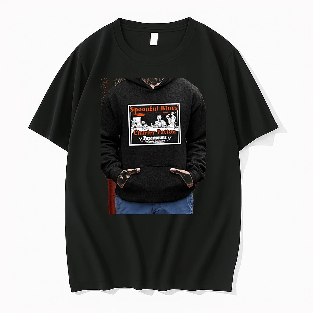 Officials Charley Patton Spoonful Blues Paramount The Popular Race Record Electrically Premium T Shirt
