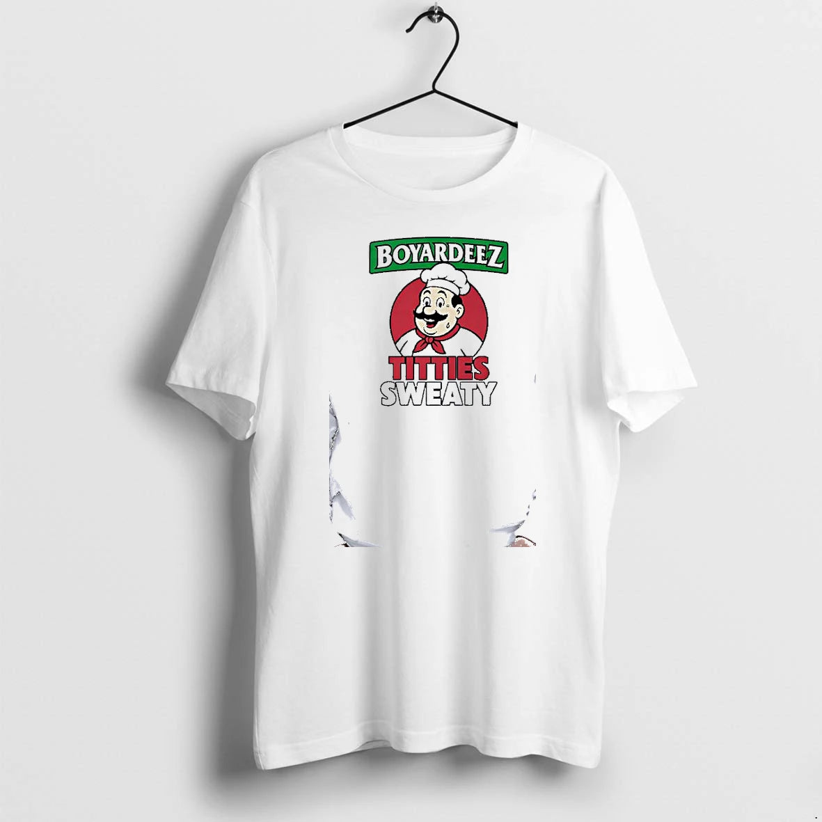 Officials Chef Boyardee Parody Boyardeez Titties Sweaty Premium T Shirt