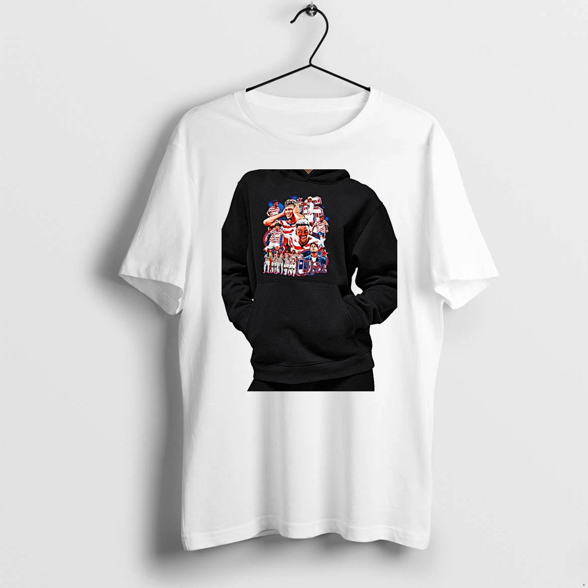 Officials Christian Pulisic Gio Reyna Weston Mckennie Usmnt Usa Soccer Team Premium T Shirt