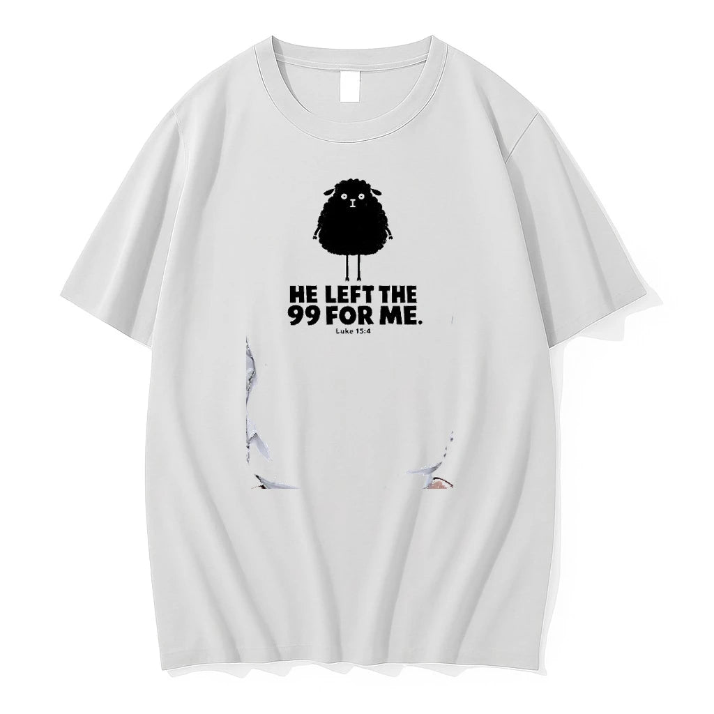 Officials Christian Faith He Left The 99 For Me Premium T Shirt