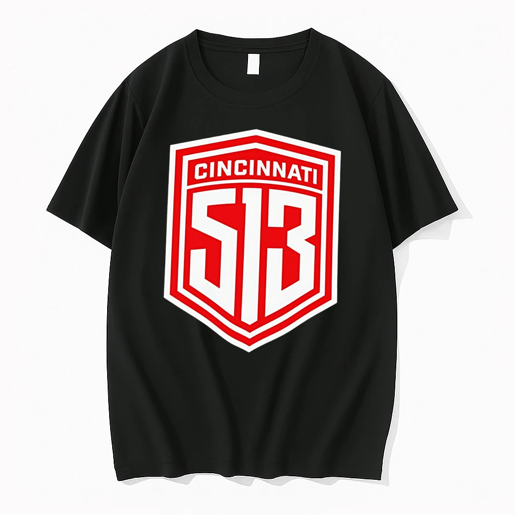 Officials Cincinnati 513 Shield Baseball Area Code Tee Premium T Shirt
