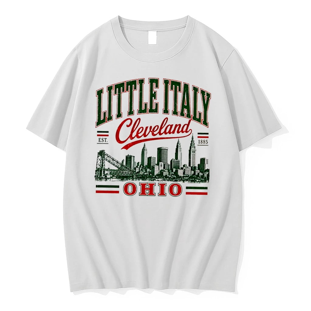 Officials Cleveland Ohio Heritage Little Italy Est 1885 Skyline Tee Premium T Shirt