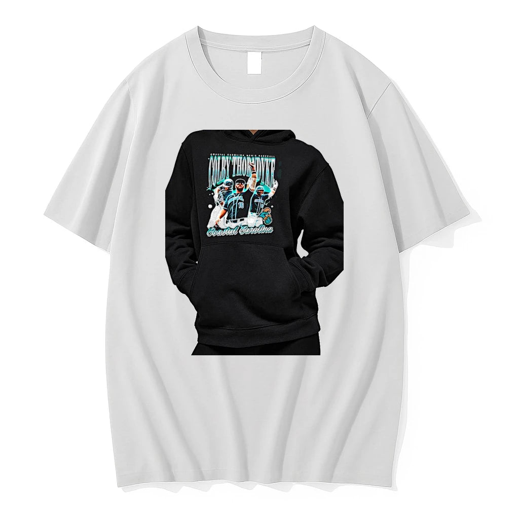 Officials Colby Thoradyke Coastal Carolina Chanticleers Baseball Colby Thoradyke Coastal Premium T Shirt