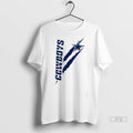 Officials Cowboys Color Scratch Design T Shirts