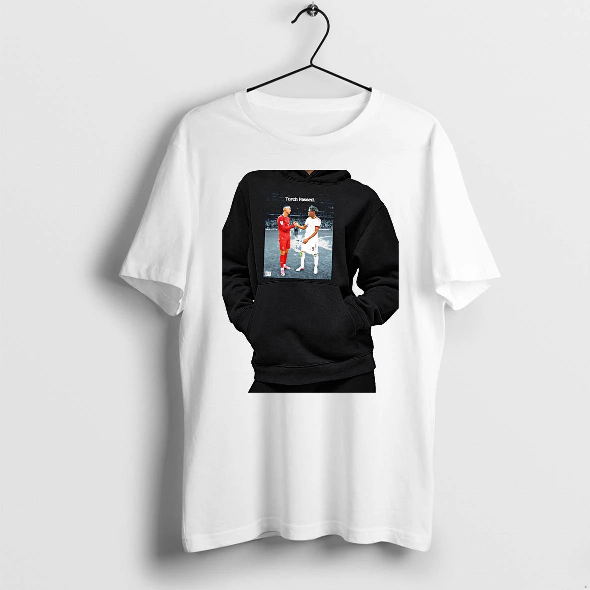 Officials Cristiano Ronaldo Portugal Lamine Yamal Spain Torch Passed Premium T Shirt