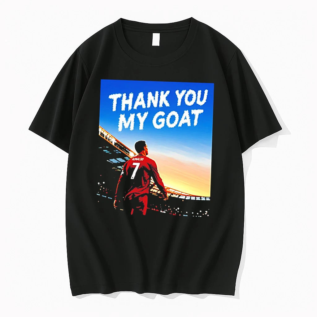 Officials Cristiano Ronaldo Portugal National Team Thank You My Goat Tee Premium T Shirt