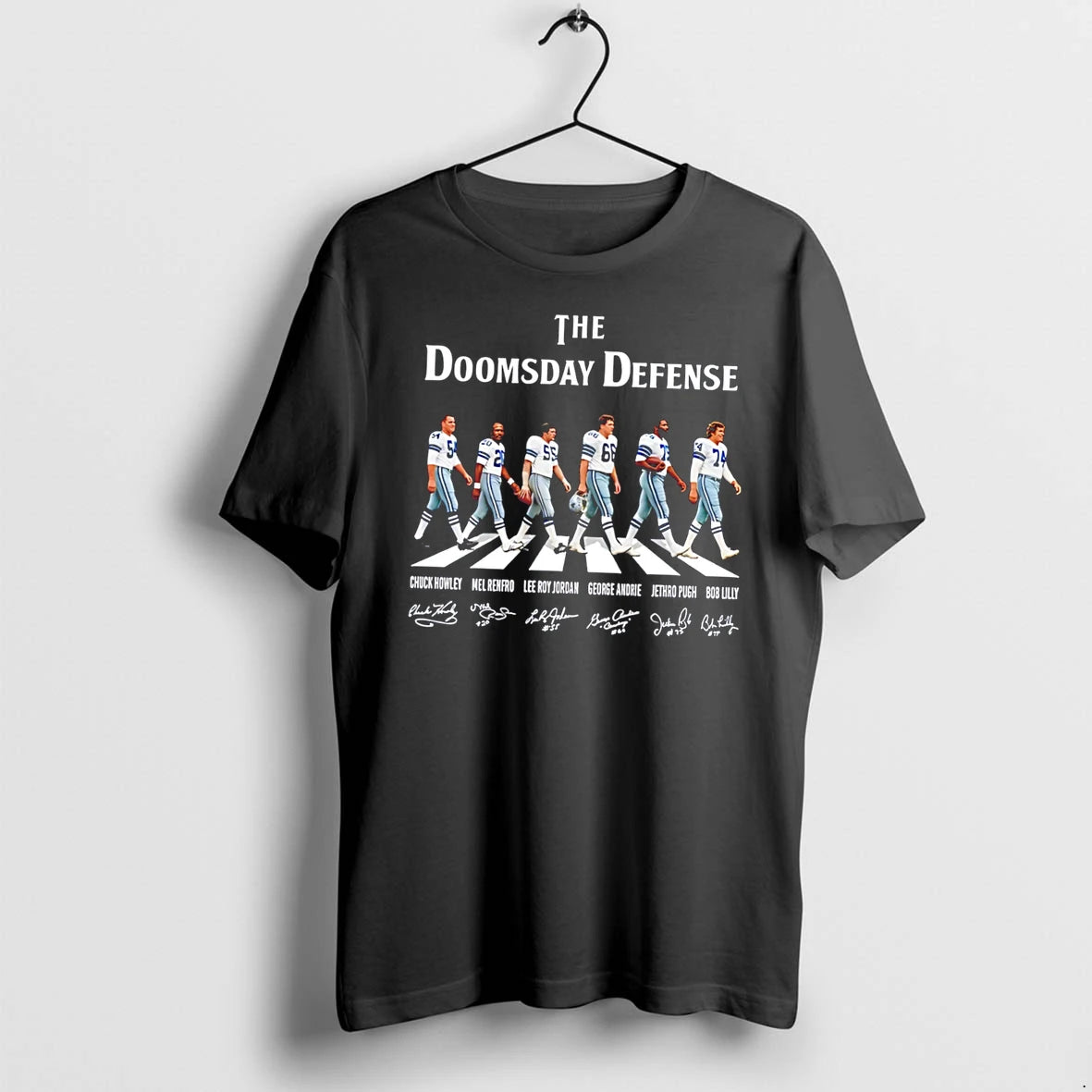 Officials Dallas Cowboys The Doomsday Defense Abbey Road Signature Tee Premium T Shirt