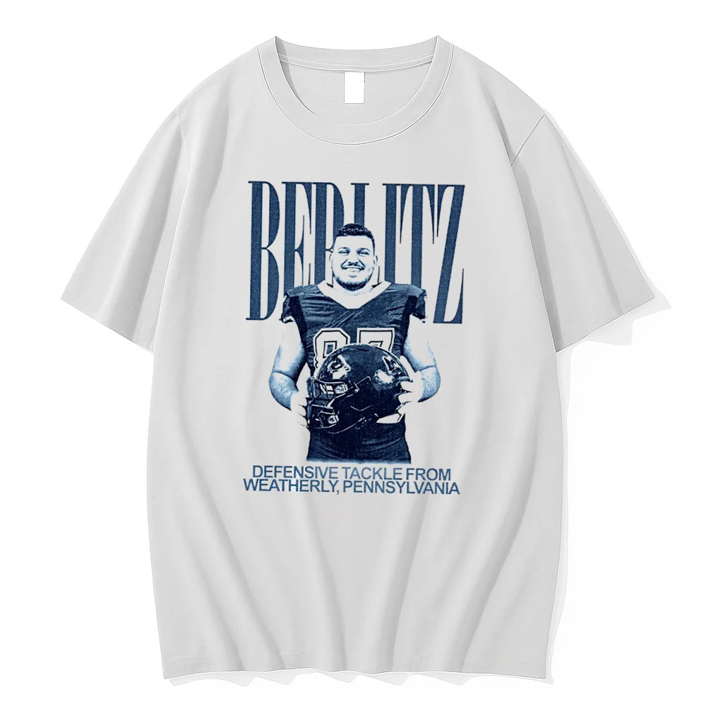 Officials Derek Berlitz Defensive Tackle From Weatherly Pennsylvania Vintage Tee Premium T Shirt