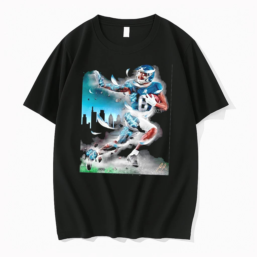 Officials Devonta Smith Slim Reaper Philadelphia Eagles Showtime Tee Premium T Shirt