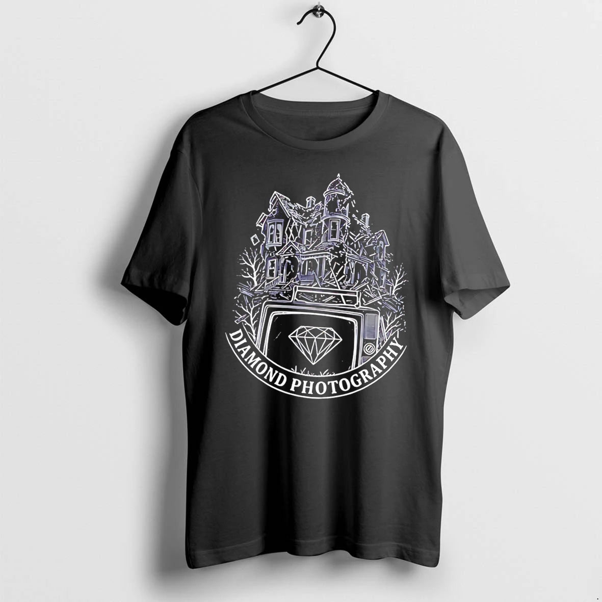 Officials Diamond Photography Haunted House Television Tee Premium T Shirt