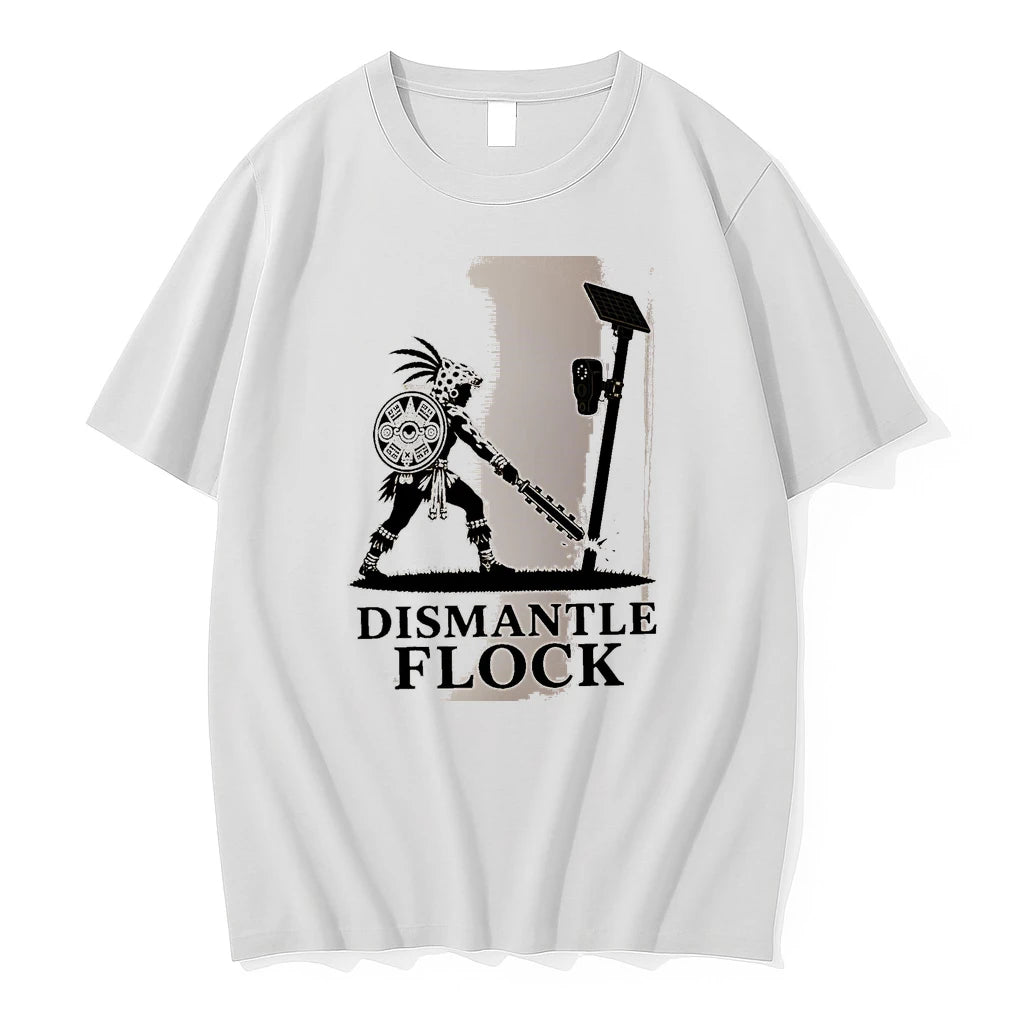 Officials Dismantle Flock Aztec Jaguar Warrior With Macuahuitl White Premium T Shirt