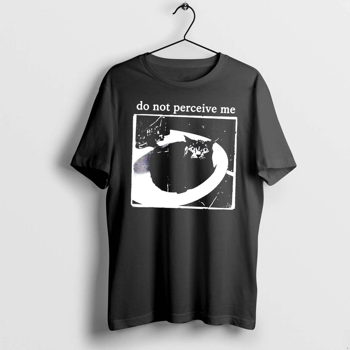 Officials Do Not Perceive Me Black Cat In Sink Tee Premium T Shirt