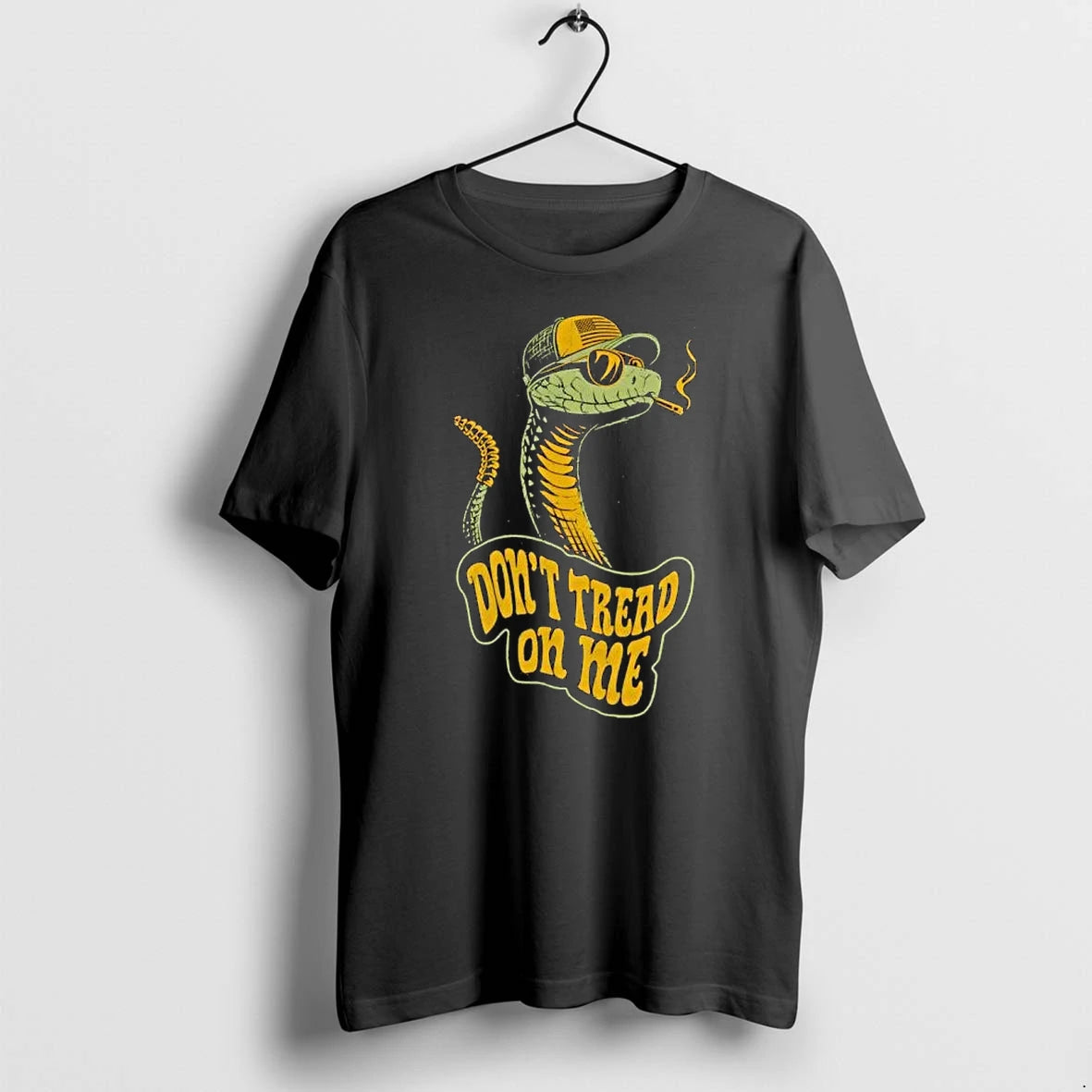 Officials Dont Tread On Me Snake With American Flag Hat And Sunglasses