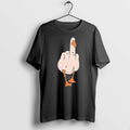 Officials Duck Middle Finger Hand Gesture Premium T Shirt