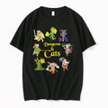 Officials Dungeons Cats Fantasy Roleplaying Game Character Cats Premium T Shirt